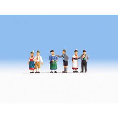 Noch Mensen in klederdracht figuren set (1:87)
