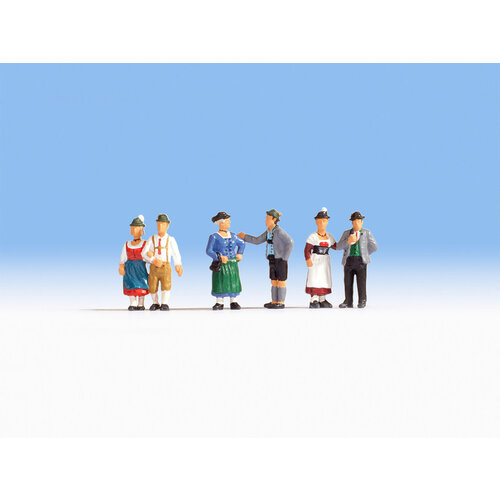 Noch Mensen in klederdracht figuren set (1:87)