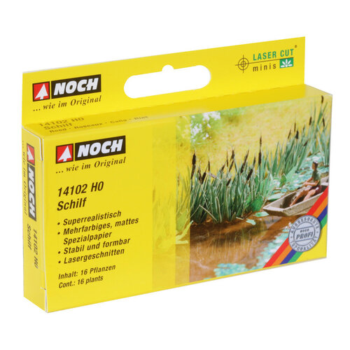 Noch Riet planten 16 stuks Laser-cut (1:87)