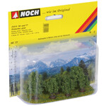 Noch Struiken groen 5 stuks (3 / 4 cm)