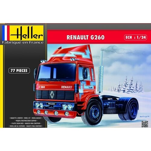 Heller Renault G260 vrachtwagen bouwdoos (1:24)