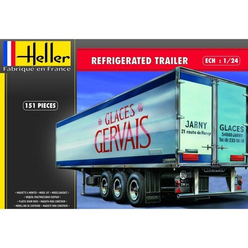 Heller Koel oplegger 3as bouwdoos (1:24)