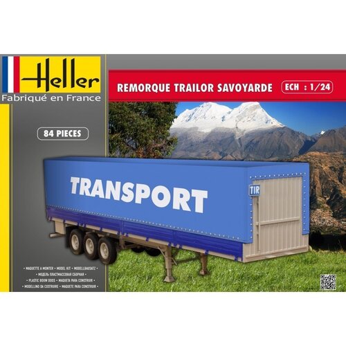 Heller Huif oplegger 3 as bouwdoos (1:24)