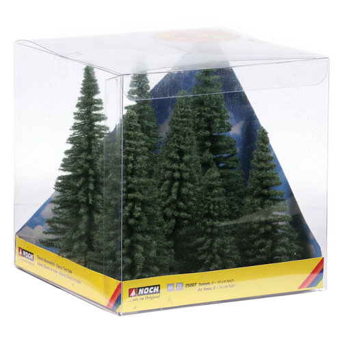 Noch Dennen bomen 7 stuks (8 - 14 cm hoog)