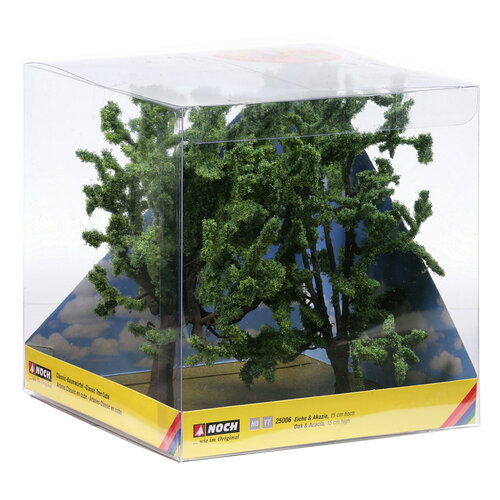 Eik & Acacia boom (15 cm hoog)