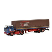 WSI Models 01-2600 - Huijbregts - Volvo F88 met huifoplegger (1:50)