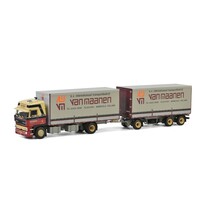 WSI Models 01-2829 - Van Maanen - DAF 3600 bakwagen met aanhanger (1:50)