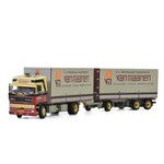 WSI Models 01-2829 - Van Maanen - DAF 3600 bakwagen met aanhanger (1:50)