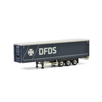 WSI Models 04-2074 - DFDS - Huif oplegger 3as (1:50)