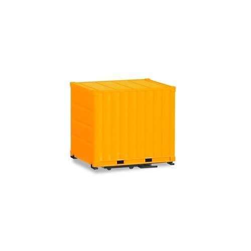 Herpa Opbouw container 10ft geel 2 stuks (1:87)
