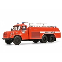 Schuco Tatra T148 Feuerwehr brandweer blus wagen (1:43)