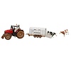 Siku 8608 - Massey Ferguson 8680 met Ifor veetrailer (1:32)