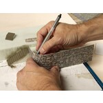 Noch 3D karton plaat bakstenen rood (25 x 12,5 cm)