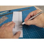 Noch 3D karton plaat bakstenen rood (25 x 12,5 cm)