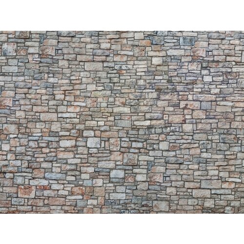 Noch 3D karton plaat Natuursteen (25 x 12,5 cm)