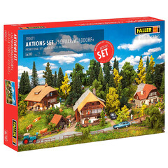 Faller Zwarte woud dorp actie set (1:87)