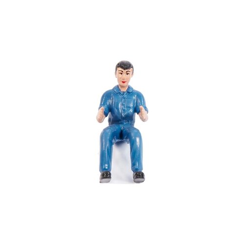 Siku 7071B - Tractorchauffeur "blauw"