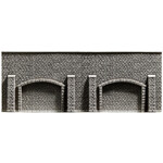 Noch Profi-plus Stenen muur met bogen en pilaren hardschuim (33,5 x 12,5 cm)