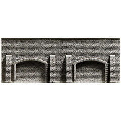 Noch Profi-plus Stenen muur met bogen en pilaren hardschuim (33,5 x 12,5 cm)