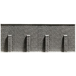 Noch Profi-plus Stenen muur met pilaren hardschuim (33,5 x 12,5 cm)