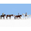 Noch Ruiter / paard rijden figuren set (1:87)