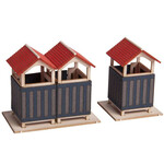 Noch Kleedruimte huisjes strand (1:87)