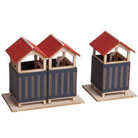 Noch Kleedruimte huisjes strand (1:87)