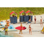 Noch Kleedruimte huisjes strand (1:87)