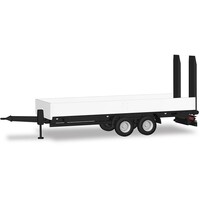 Herpa Vrachtwagen tandem aanhanger met ramps (1:87)
