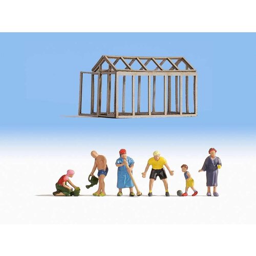 Noch In de tuin figuren set (1:87) - Noch