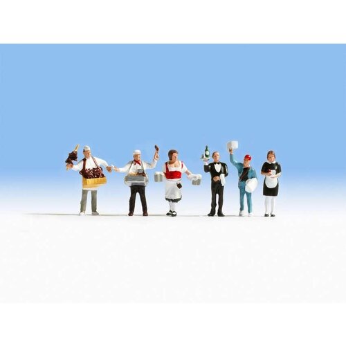 Noch Bedienend personeel figuren set (1:87)