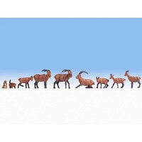 Noch Alpen dieren figuren set (1:87)