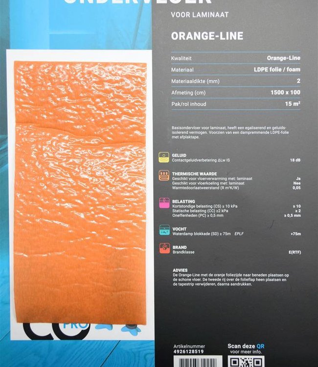 Voordelige ondervloer laminaat vloerverwarming