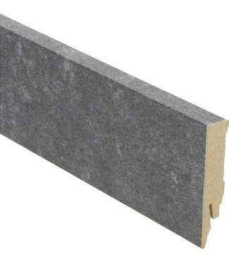 Rechte hoge plint metallic slate