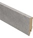 Rechte hoge plint tegel grijs