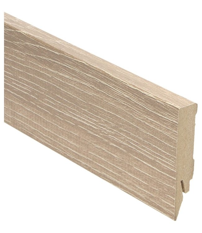 Rechte hoge plint antiek eiken beige