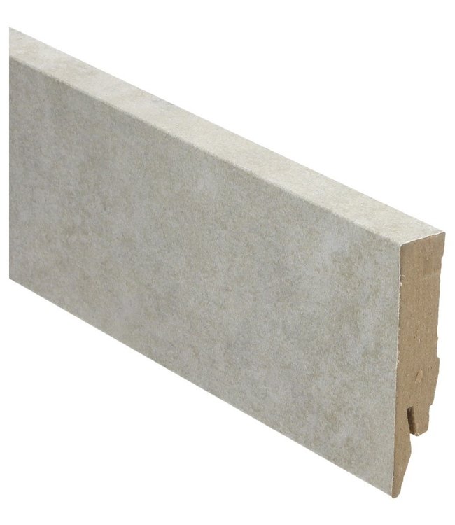 Rechte hoge plint Valley Stone light grey