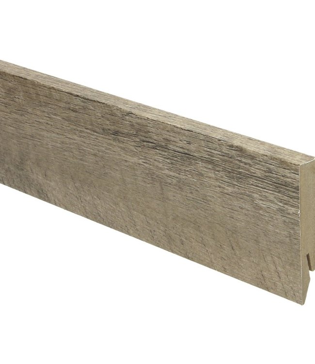 Castle Oak nature rechte hoge plint voor laminaat, pvc en parket