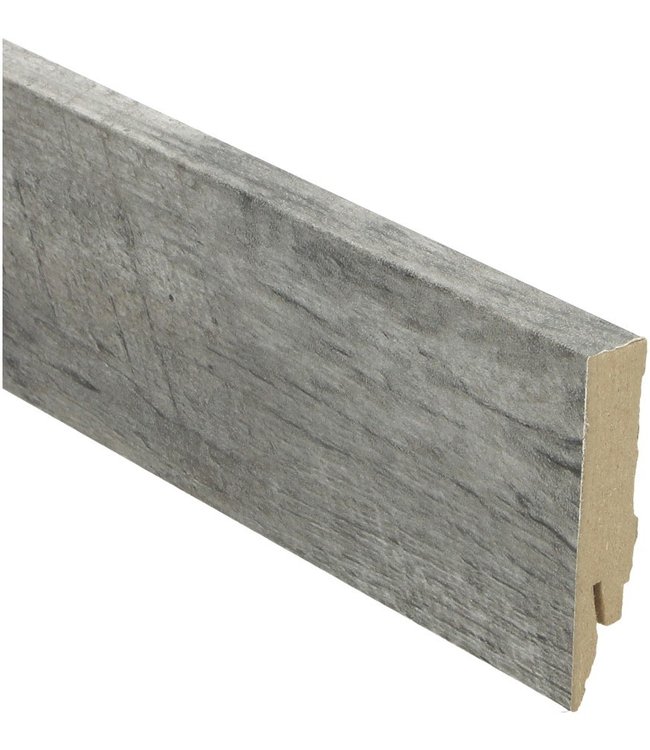 Rechte hoge plint Castle Oak light grey