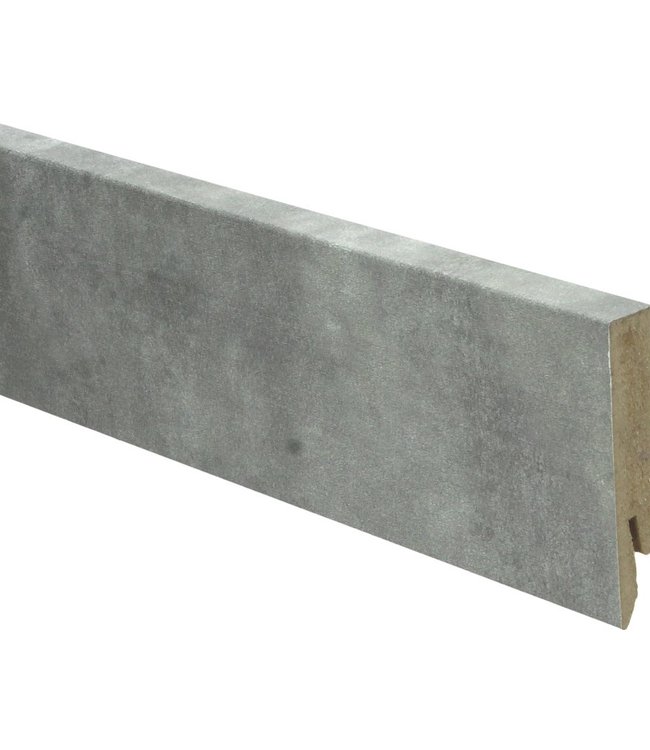 Rechte hoge plint Jazz grey