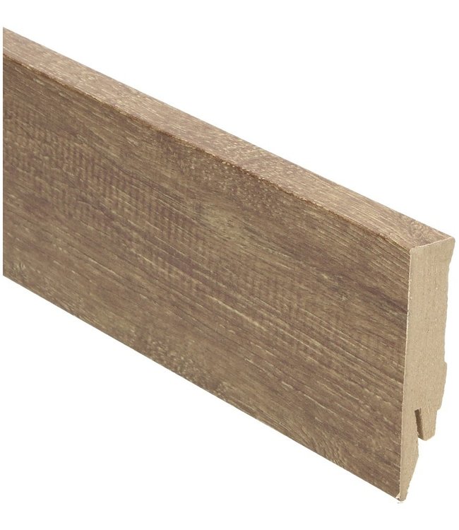 Mountain Oak nature rechte hoge plint voor laminaat, pvc en parket