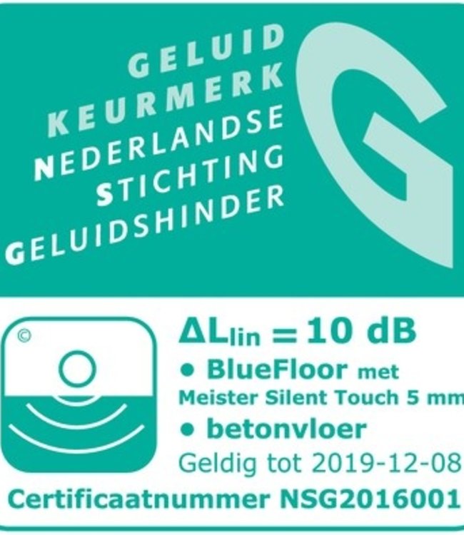 Blue Floor 10 dB ondervloer voor laminaat