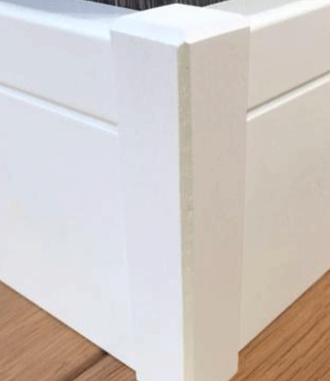 Hoek/ eindstuk voor hoge plinten RAL 9010