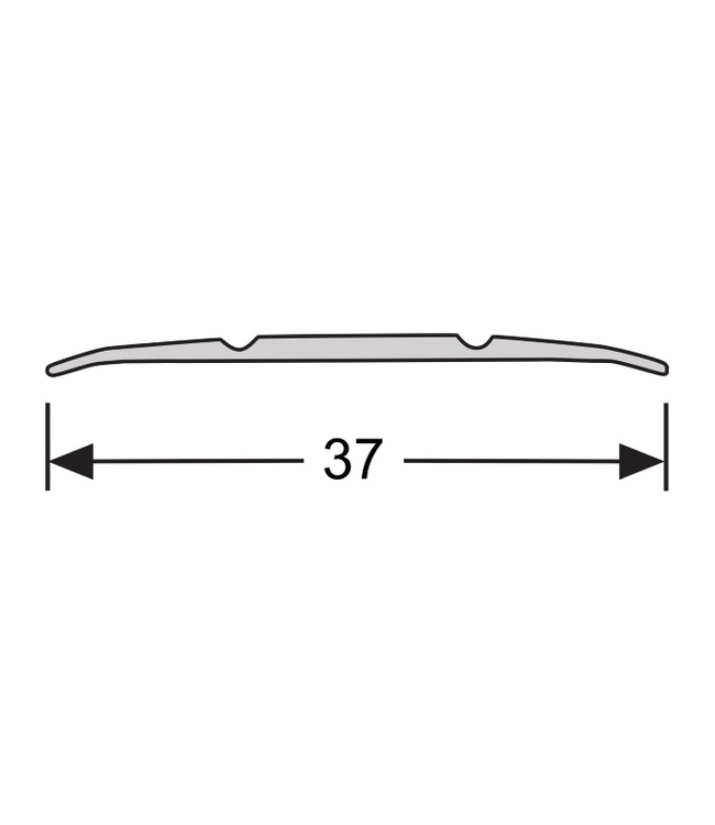 Witte overgangsprofiel