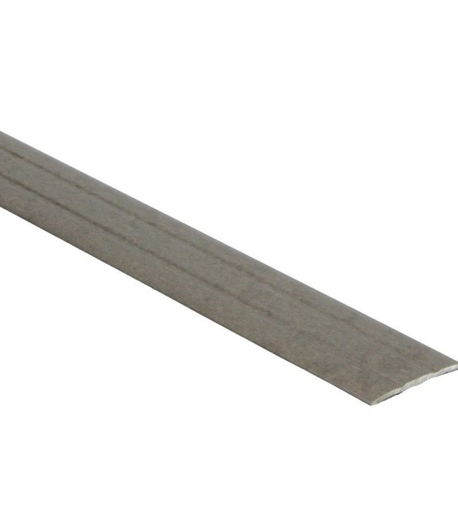 38 mm brede beton gepolijst donker dilatatieprofiel voor laminaat en PVC