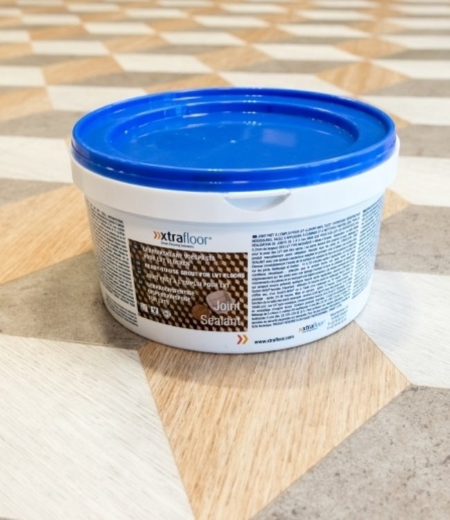 Xtrafloor Voegpasta voor het dichten van naden en kieren in een PVC vloer