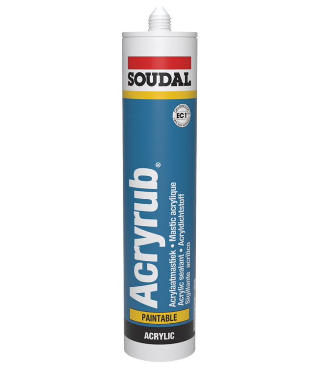 Soudal Soudal Acryrub acrylkit wit of zwart
