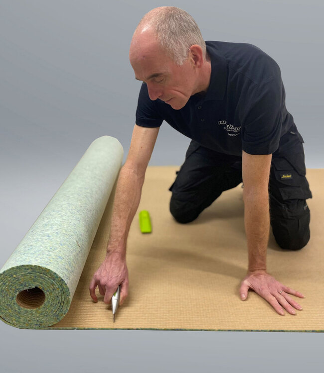 Geluidsdempende en duurzame ondervloer voor tapijt