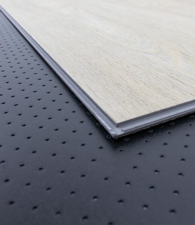 klik pvc ondervloer uitermate geschikt i.c.m. vloerverwarming