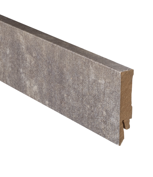 Roestbruin rechte hoge plint voor laminaat, pvc en parket - Copy